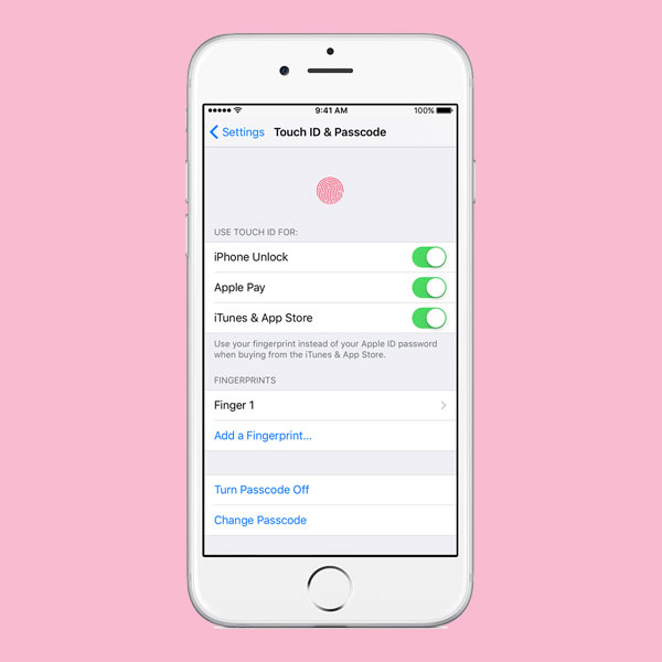 how to set up your touch id on iphone 6