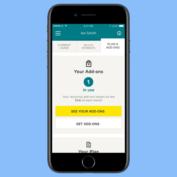 My EE App: manage your bill like a boss